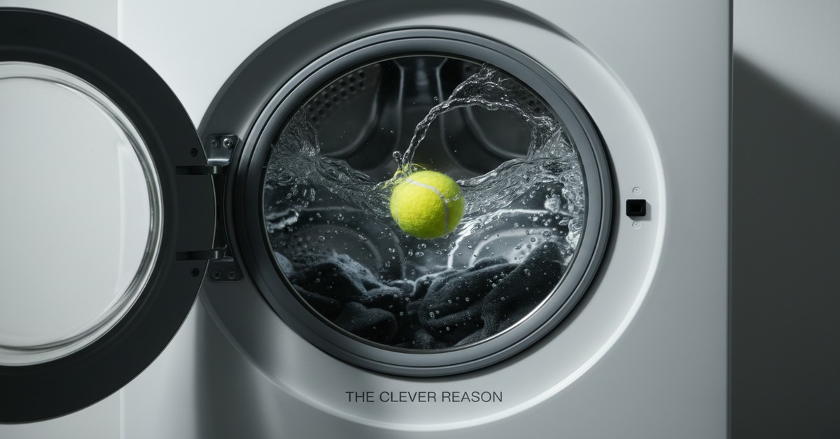 Why Smart Pet Owners Put A Tennis Ball In Their Washing Machine