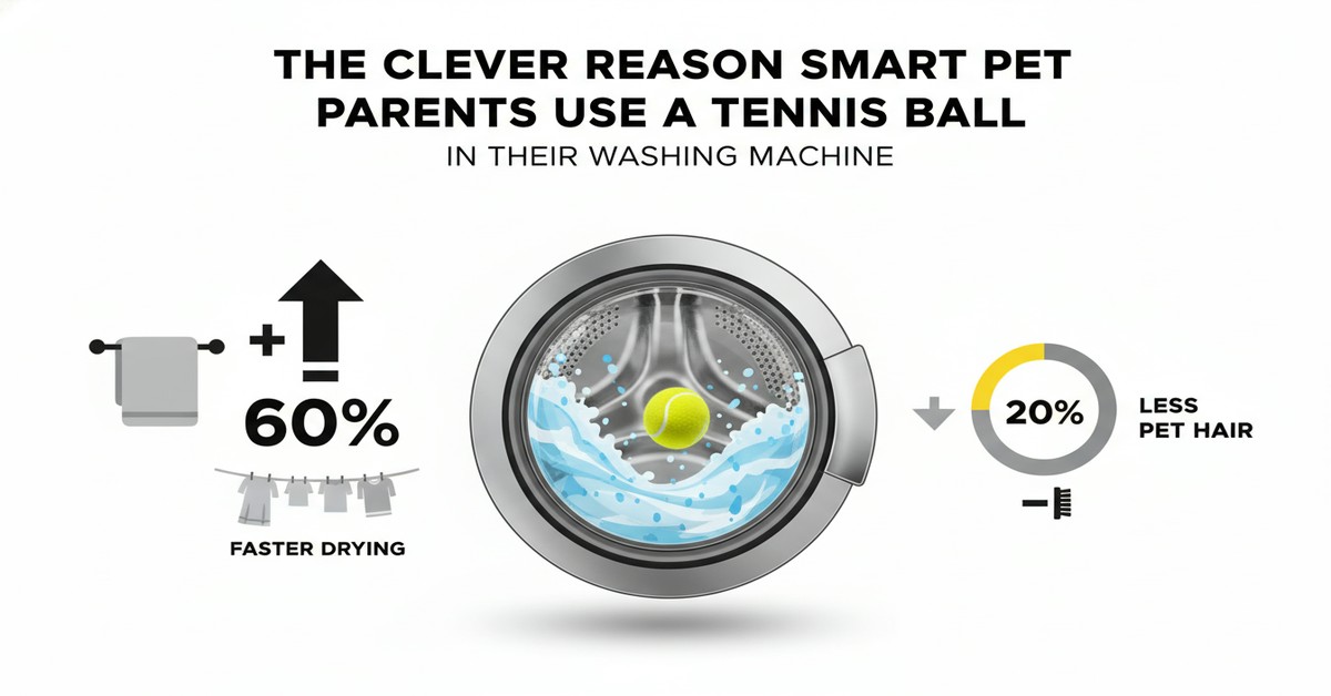 Why Smart Pet Owners Are Adding a Tennis Ball to Their Washing Machine