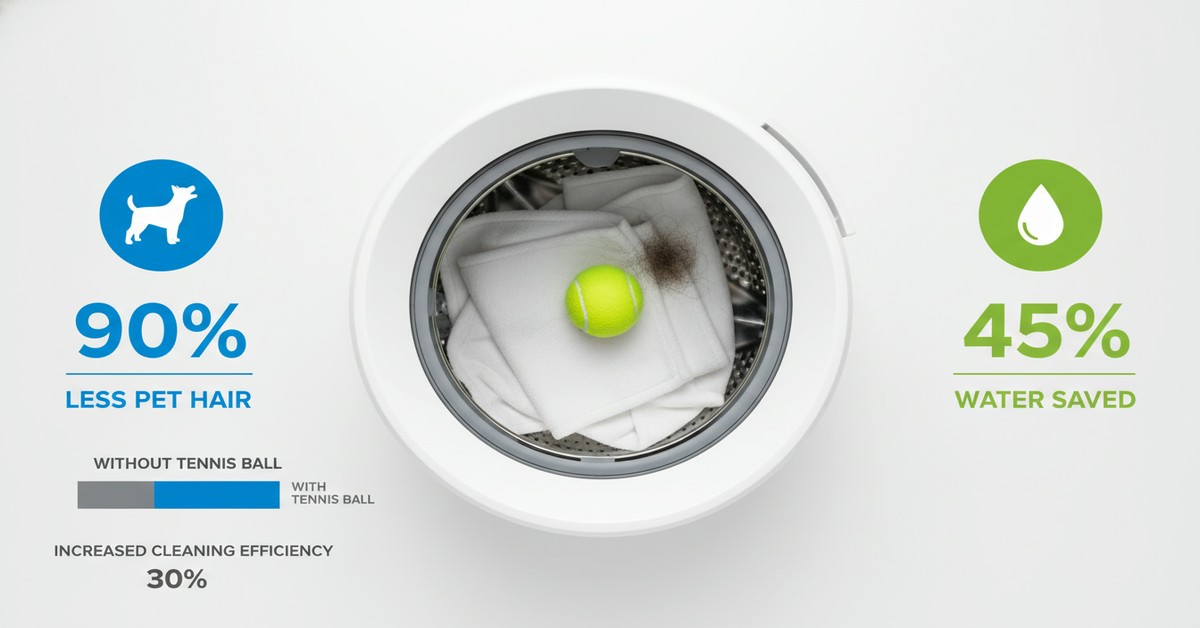 Why Smart Pet Owners Are Adding a Tennis Ball to Their Washing Machine