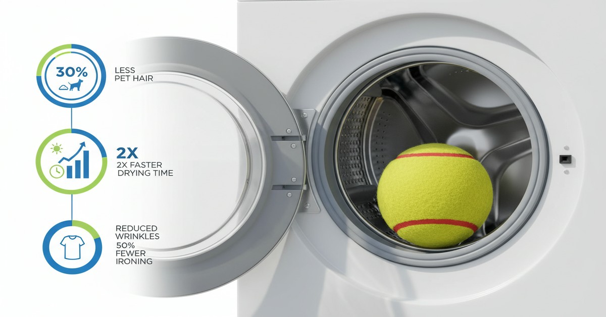 Why Smart Pet Owners Are Adding a Tennis Ball to Their Washing Machine