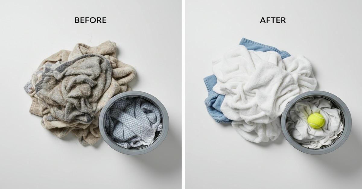 How a Tennis Ball Can Enhance Your Pet Laundry Routine