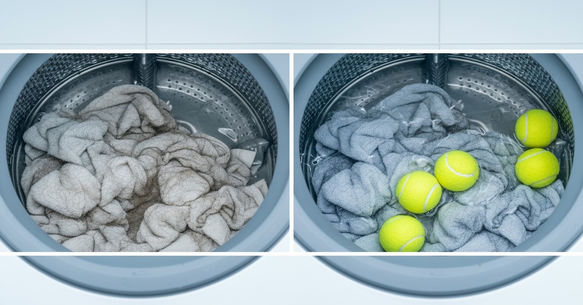 The Simple Reason Smart Pet Parents Add A Tennis Ball To Their Wash